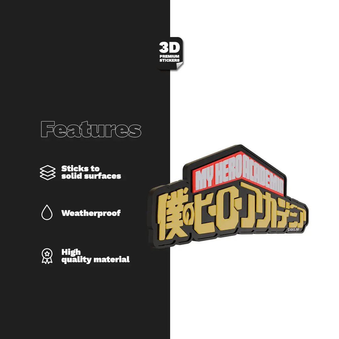 My Hero Academia Logo Stickmadly