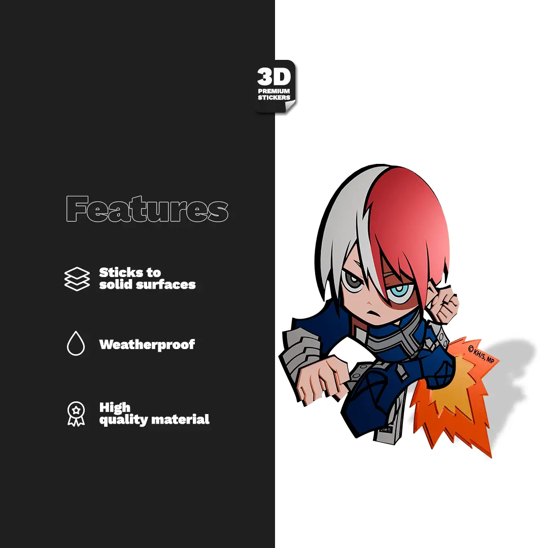 Shoto Todoroki (Season 7) Stickmadly