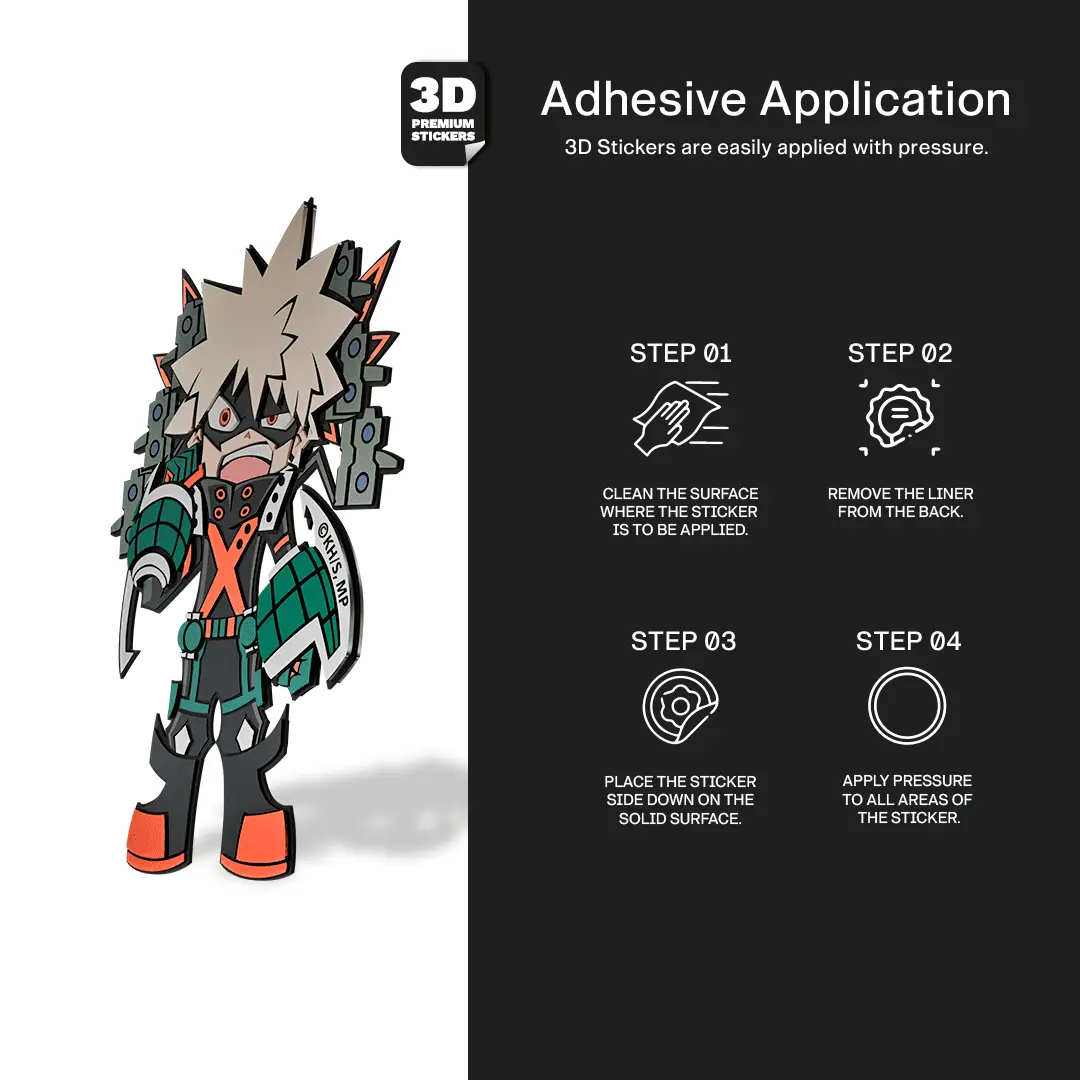 Katsuki Bakugo (Season 7) Stickmadly