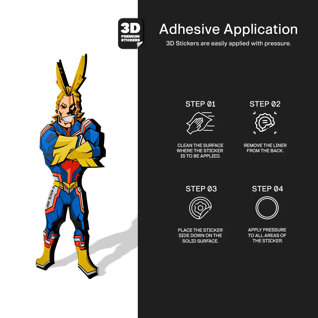 All Might (Season 7) Stickmadly