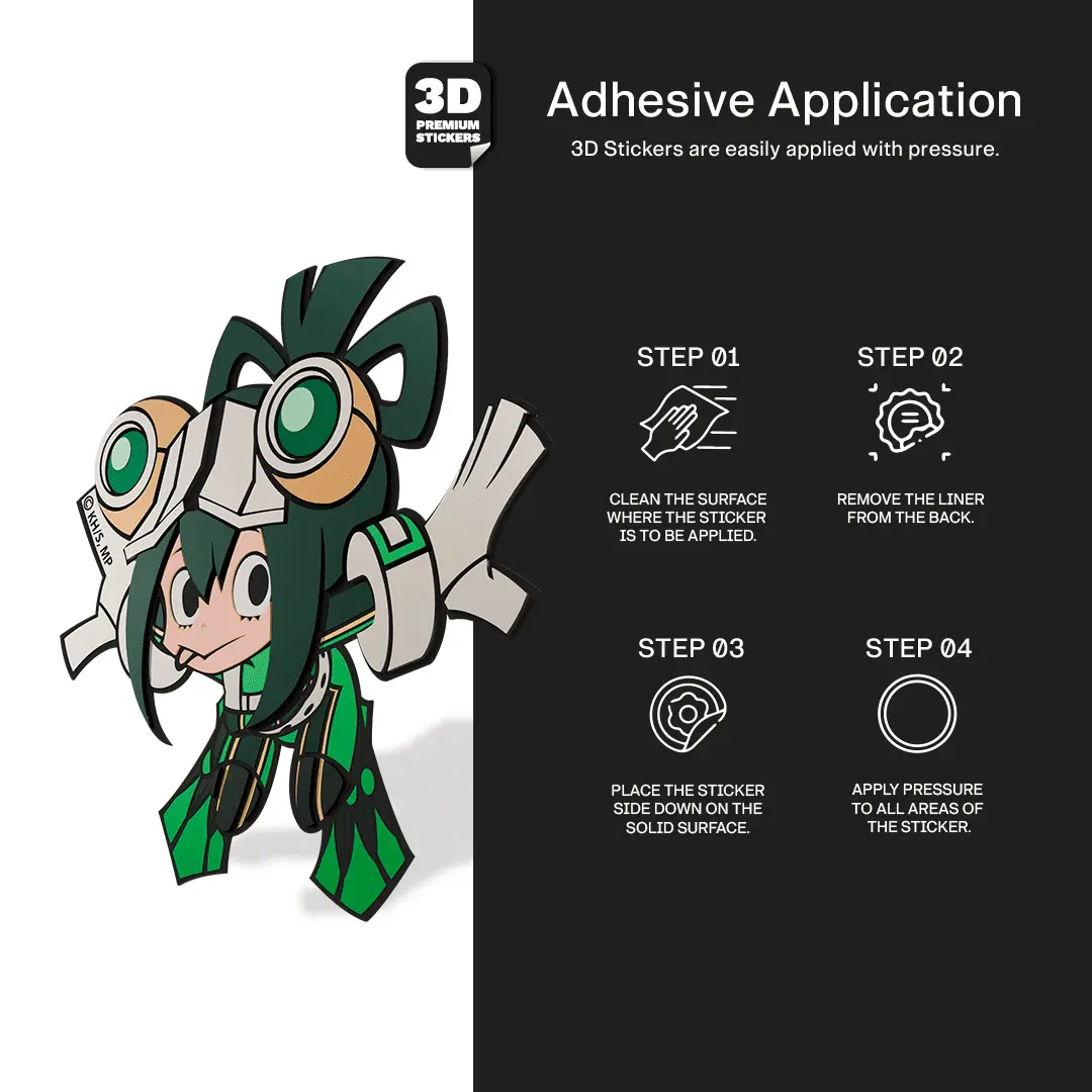 Tsuyu Asui (Season 7) Stickmadly