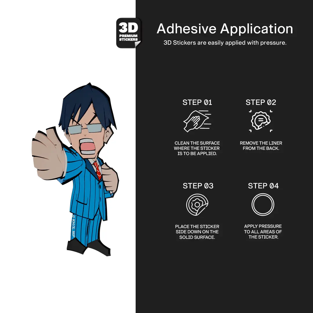 Tenya Iida (Season 4) Stickmadly