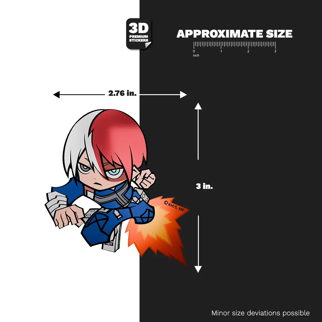 Shoto Todoroki (Season 7) Stickmadly