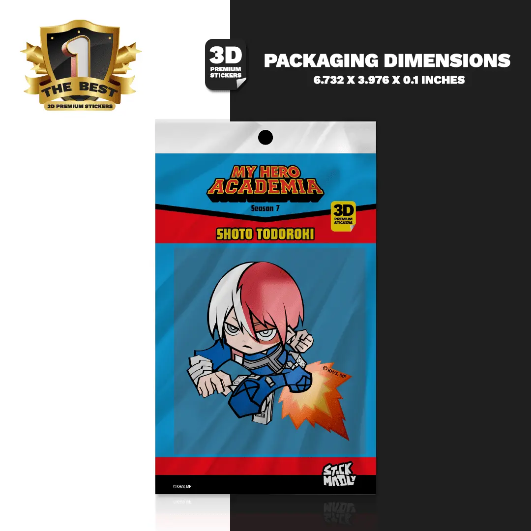 Shoto Todoroki (Season 7) Stickmadly