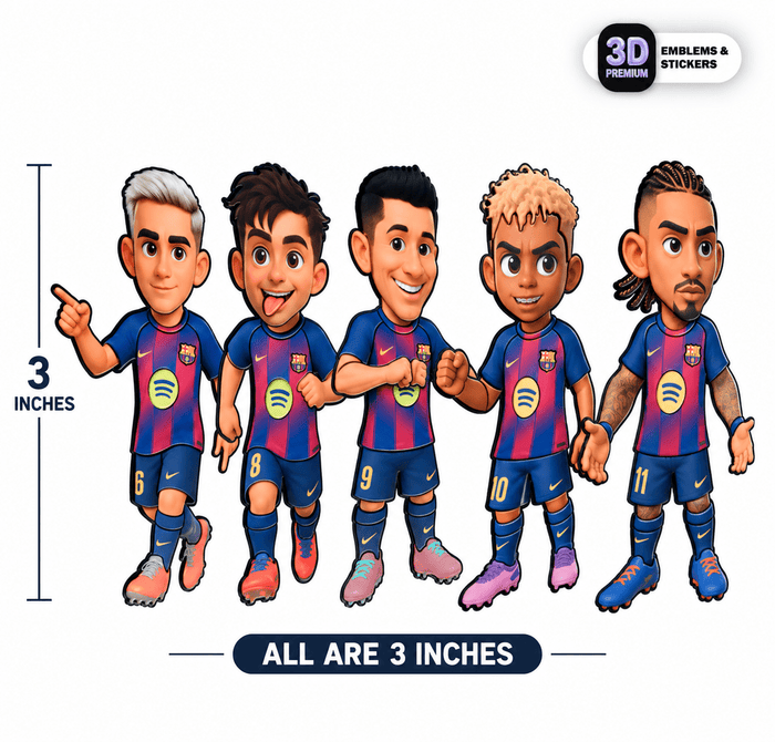 FC Barcelona Chibi Players Emblem Pack