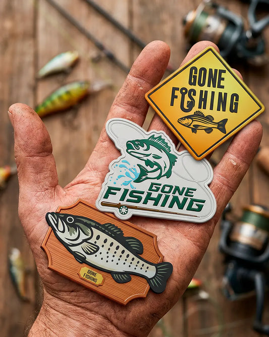 Waterproof Fishing Emblems Built for Life on the Water