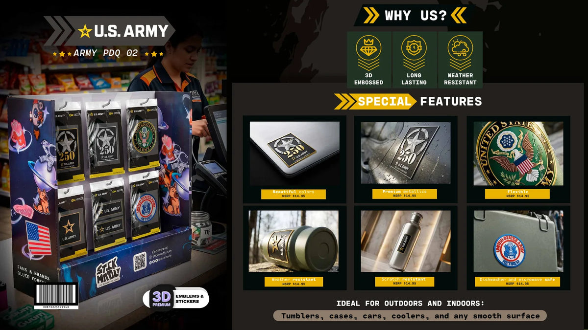 Army · 250th White & Gold