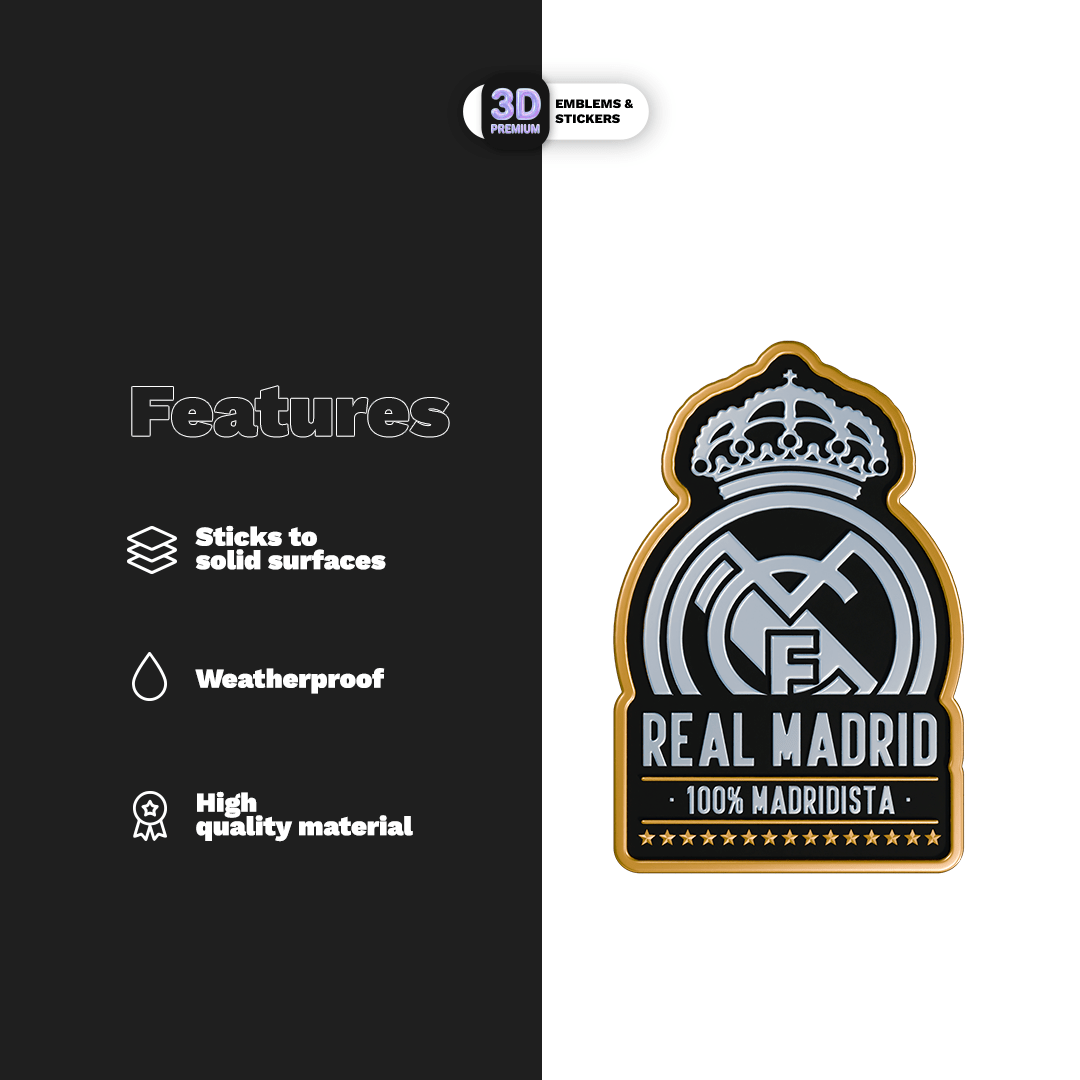 100% MADRIDISTA - Stickmadly