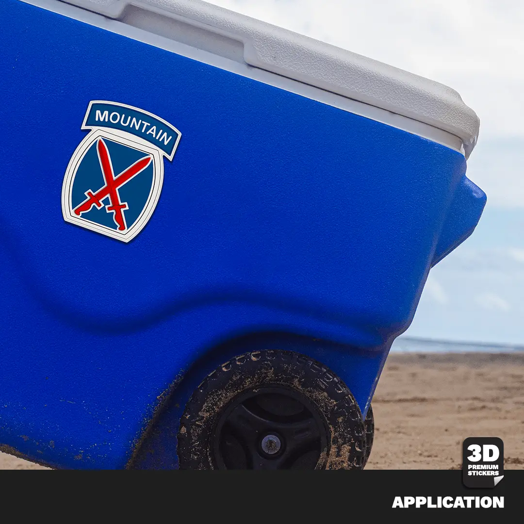 10TH Mountain Division Stickmadly