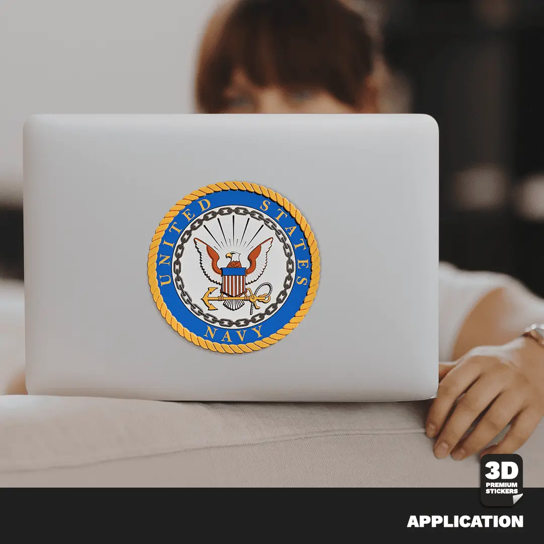 THE UNITED STATES NAVY EMBLEM Stickmadly