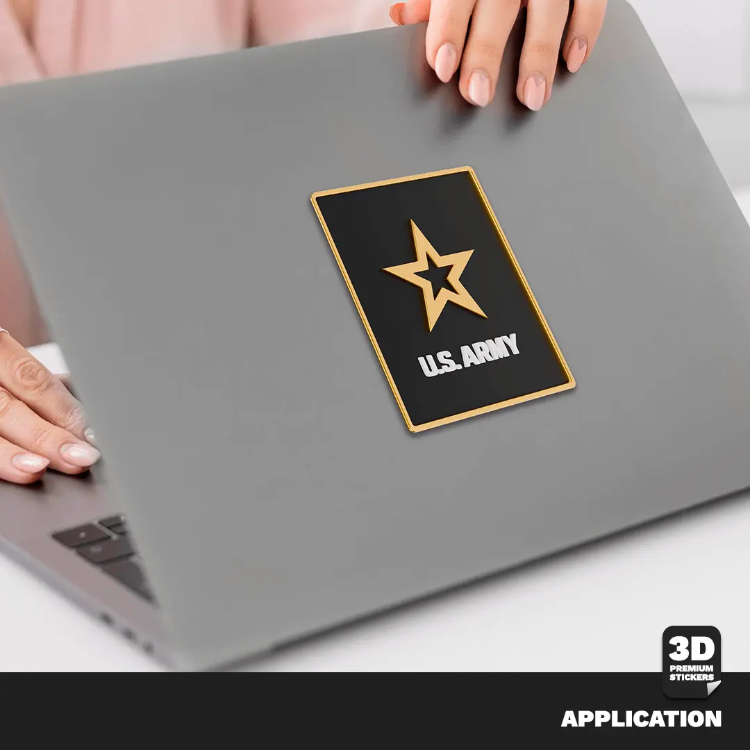 U.S. ARMY Gold Stickmadly