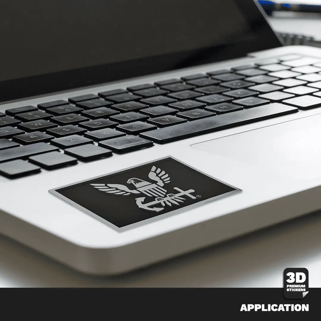 EAGLE ICON NAVY STICKERS -TWO PACK Stickmadly