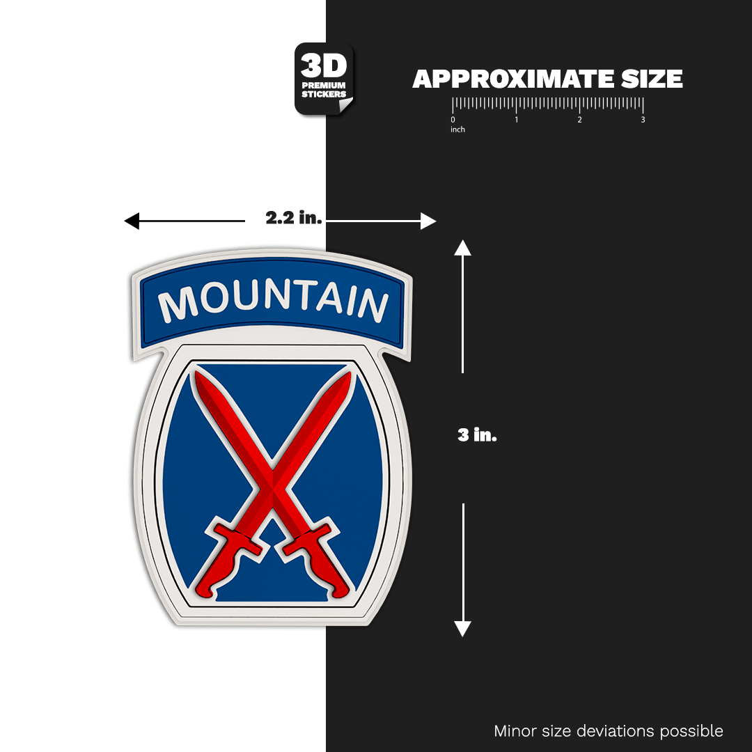 10TH Mountain Division - Stickmadly