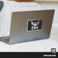 EAGLE ICON BLACK Stickmadly