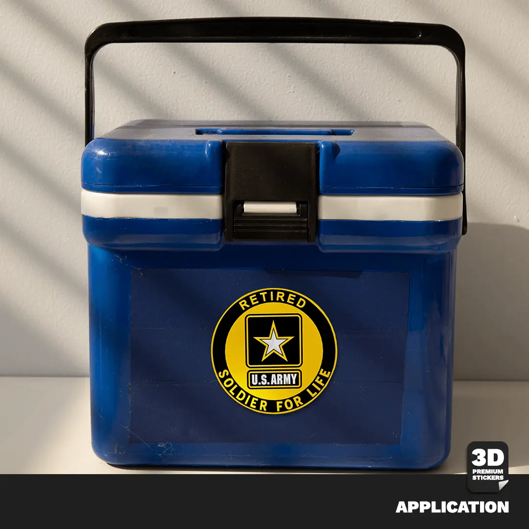 Soldier for Life Retired Stickmadly