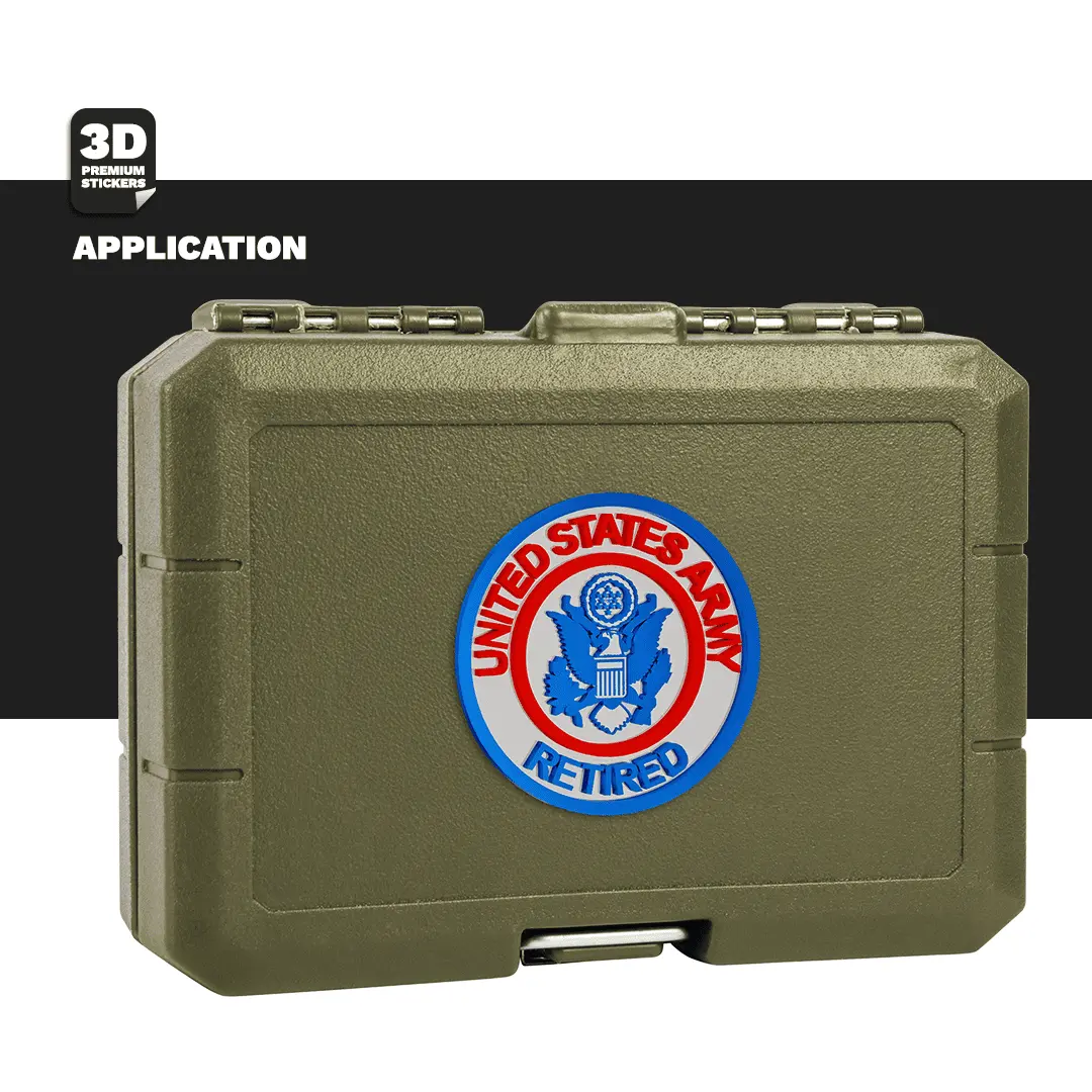 United States Army Retired Stickmadly