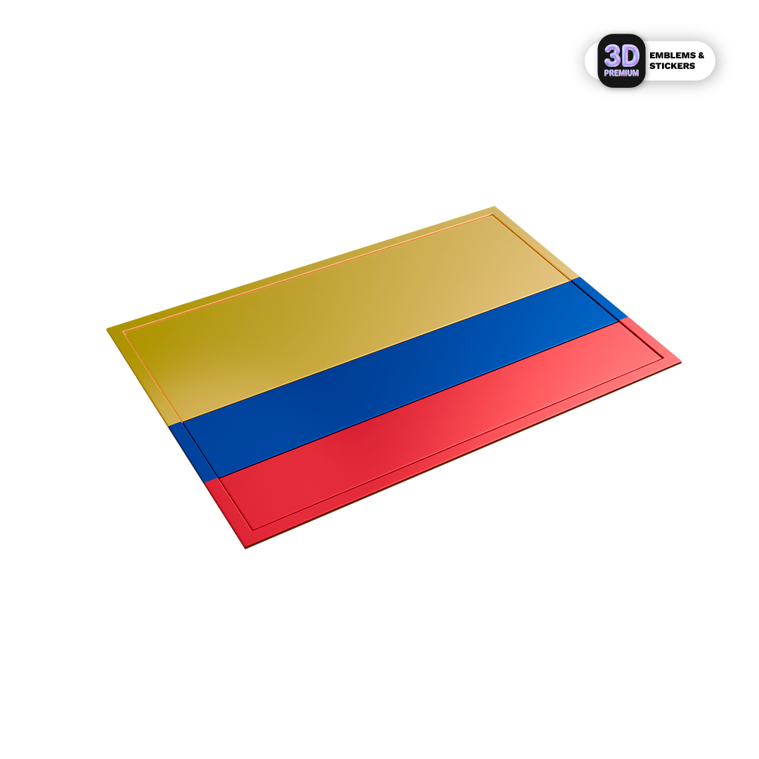 COLOMBIA FLAG Stickmadly