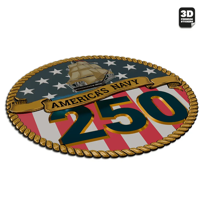 AMERICA’S NAVY 250 Stickmadly