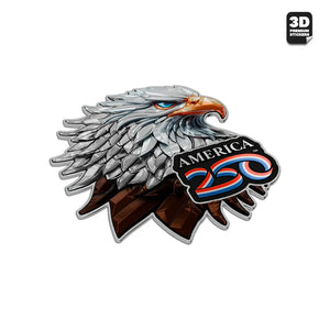 PATRIOTIC BALD EAGLE4 Stickmadly