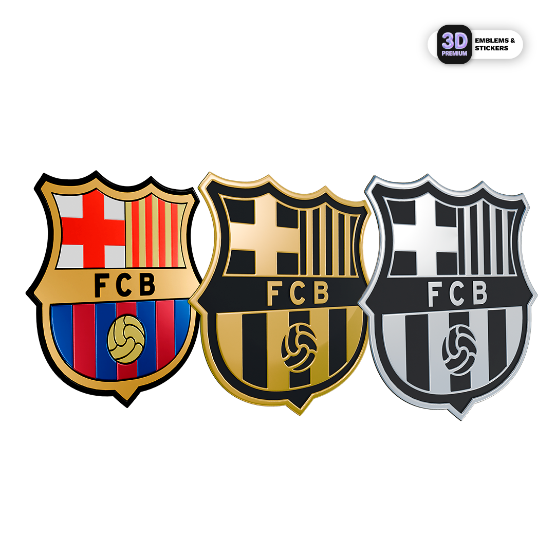 Barça logos (3 PACK) FC Barcelona