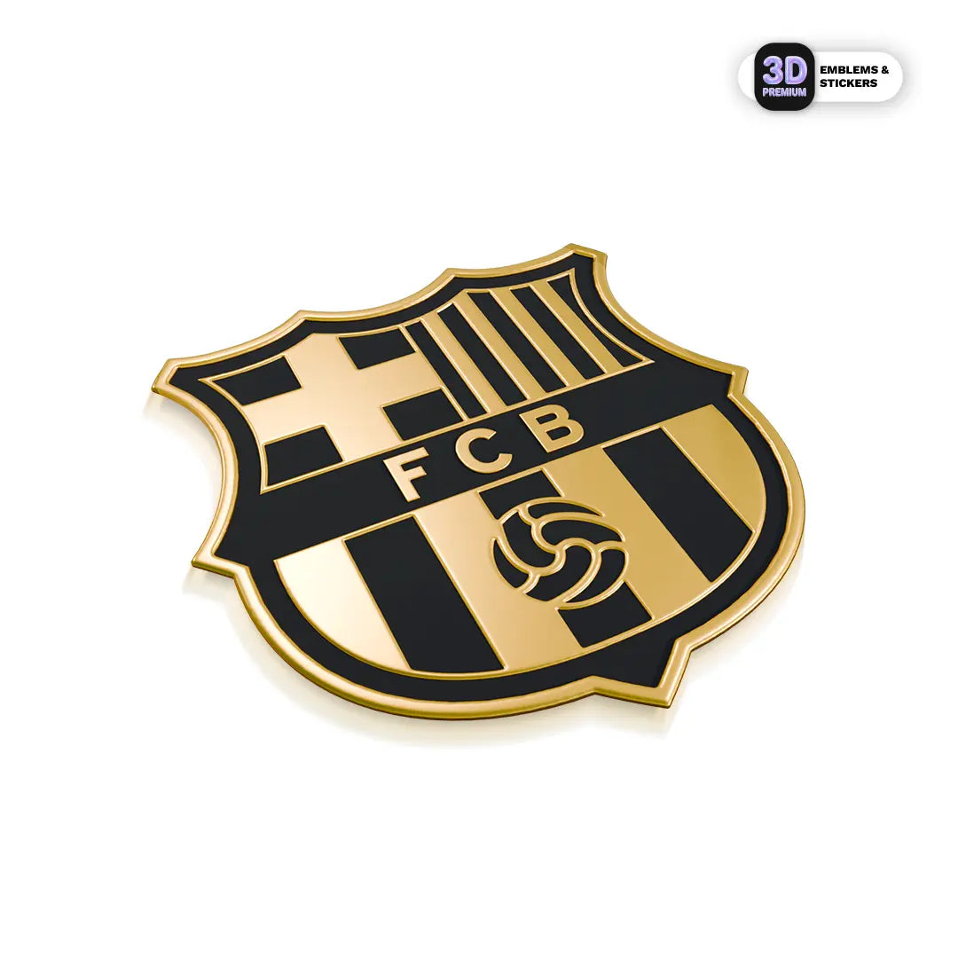 F.C. BARCELONA Black & Gold Stickmadly