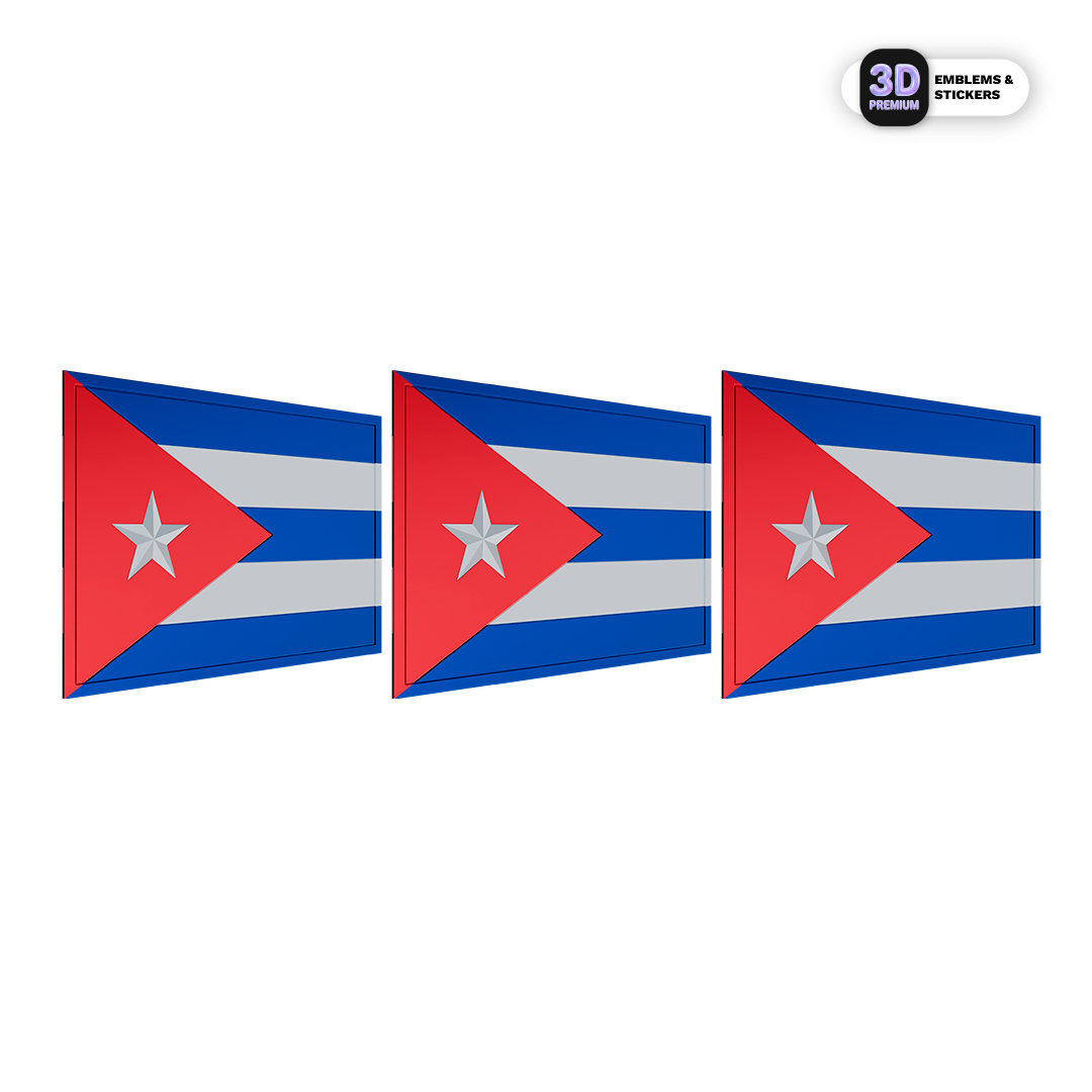 CUBA EMBLEM PACK Stickmadly
