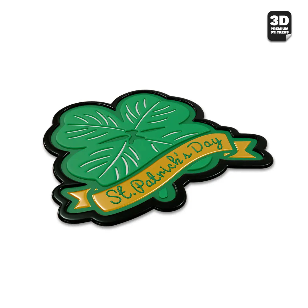 ST. PATRICK'S CLOVER Stickmadly