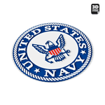 NAVY ALTERNATIVE EMBLEM Stickmadly
