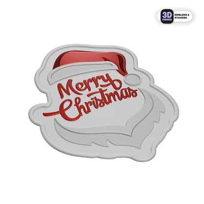 SANTA MERRY CHRISTMAS Stickmadly