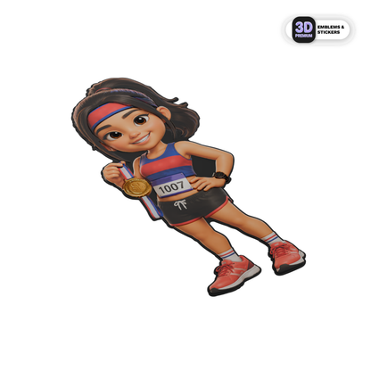 Her Running Era Stickmadly