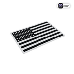 USA FLAG FULL WHITE & BLACK Stickmadly