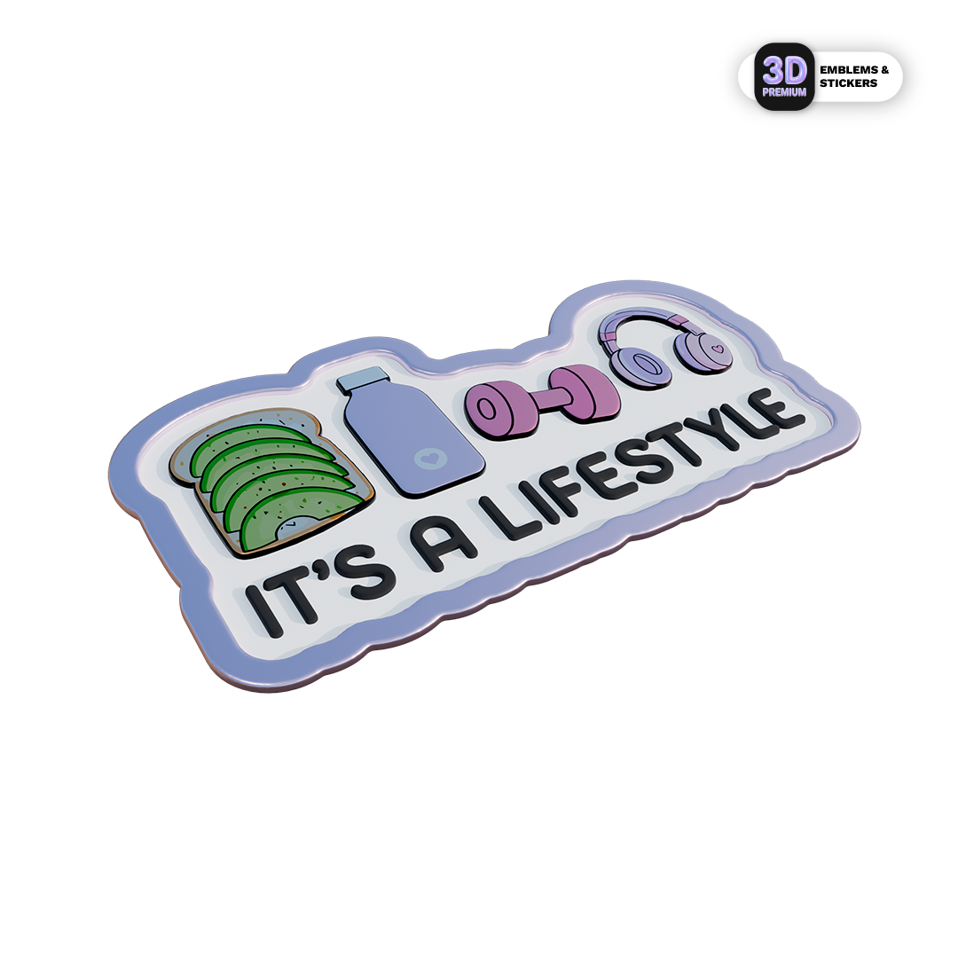 ITS A LIFESTYLE Stickmadly