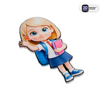 Elementary School Girl Stickmadly