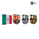 FC Barcelona & Mexico Flag Sticker Pack FC Barcelona