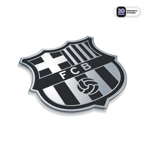 F.C. BARCELONA Black & Silver Stickmadly