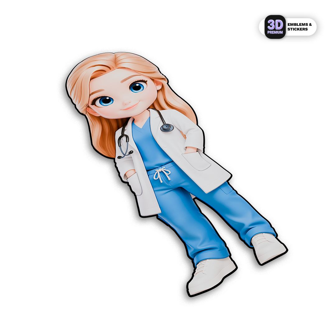 FEMALE DOCTOR Stickmadly