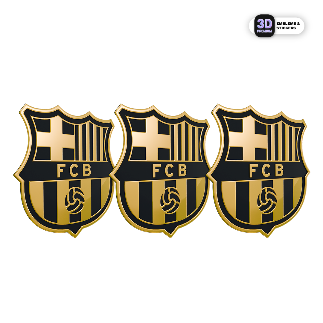 FC Barcelona Crest Black Gold Trio Pack FC Barcelona