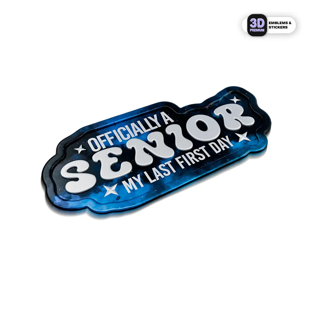 OFFICIALLY SENIOR BOY Stickmadly