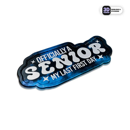 OFFICIALLY SENIOR BOY Stickmadly