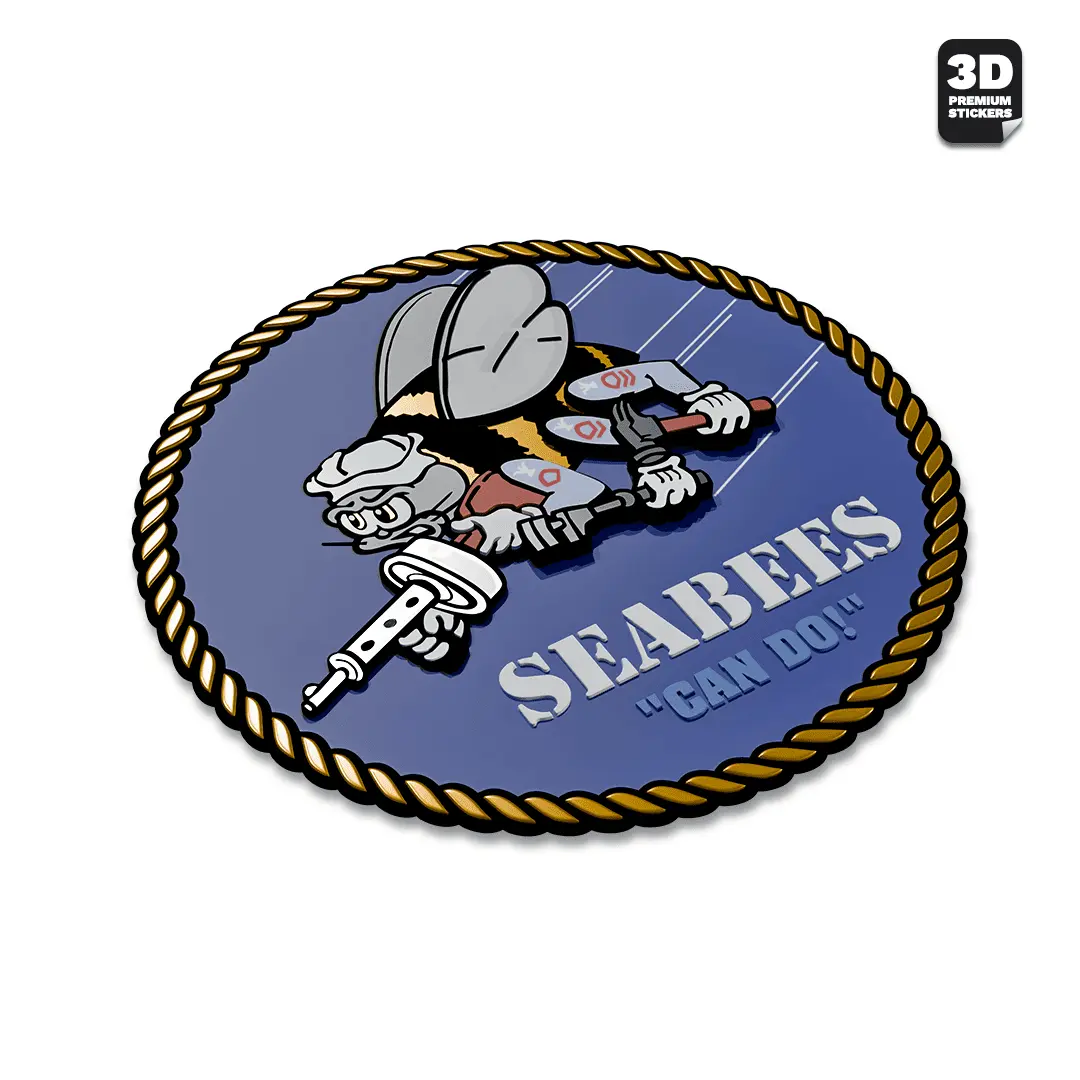 NAVY SEABEES Stickmadly