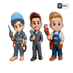 Skilled Trades Pack Stickmadly