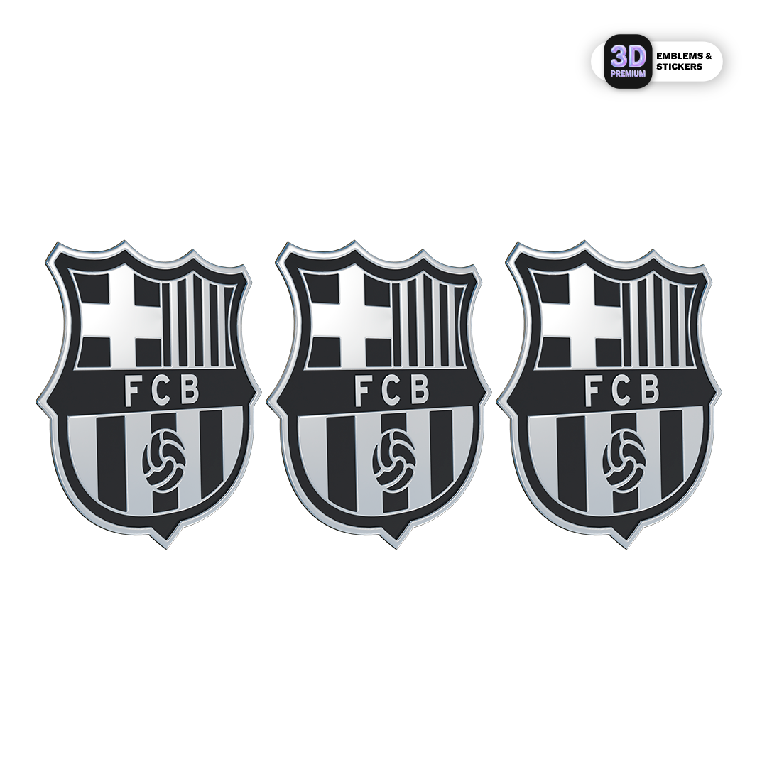 FC Barcelona Crest Silver 3-Pack FC Barcelona