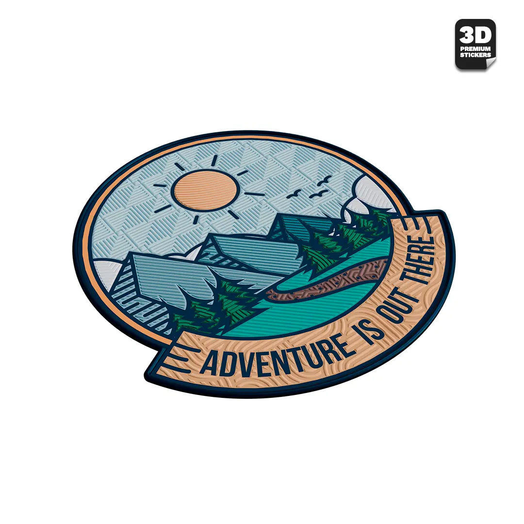 ADVENTURE IS OUT THERE Stickmadly