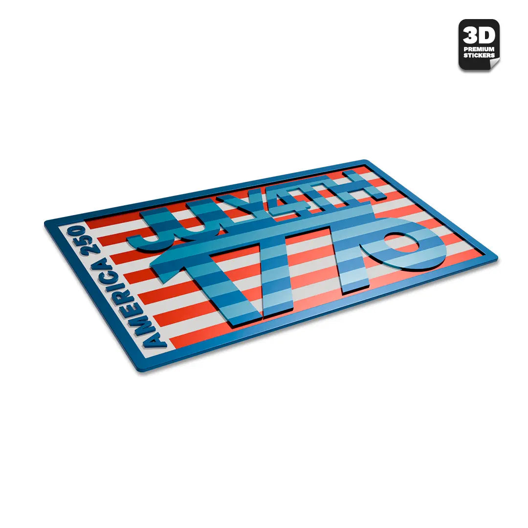 GRAPHIC PATRIOTIC POP 6F Stickmadly