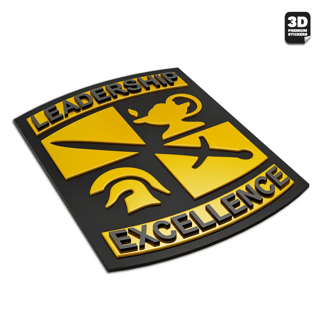 ROTC Leadership Excellence Stickmadly