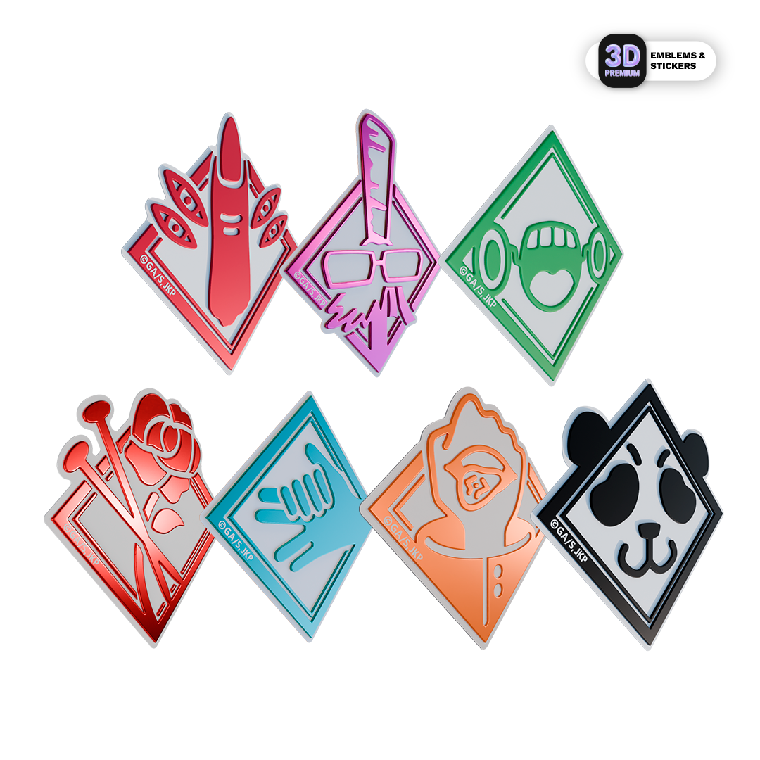 Ultimate Icons Emblems Collector Pack Jujutsu Kaisen