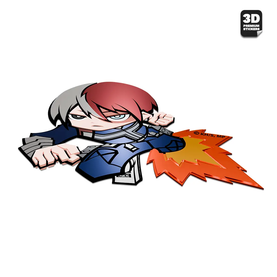 Shoto Todoroki (Season 7) Stickmadly