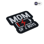 MOM OF 2 BOYS Stickmadly