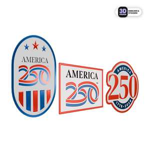PACK TAG-SQUARE-YEARS America250