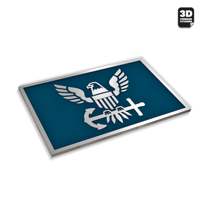 EAGLE ICON NAVY Stickmadly